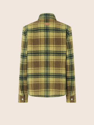 Check Wool Overshirt