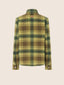 Overshirt in Olive Green Brushed Wool Cloth | Jacob Cohën