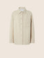 Overshirt in Cream Washed Wool Twill | Jacob Cohën