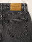Jackie Palazzo 5 Pocket Jeans in Dark Grey Cotton and Lyocell Denim | Jacob Cohën