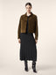 Jacket in Dark Khaki Cotton Corduroy | Jacob Cohën