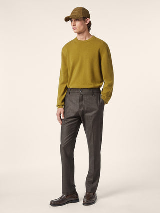 Pullover mit Rundhalsausschnitt aus Kaschmir