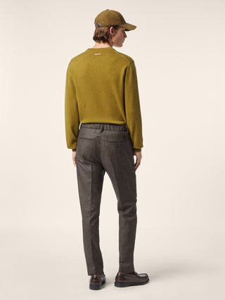 Pullover mit Rundhalsausschnitt aus Kaschmir