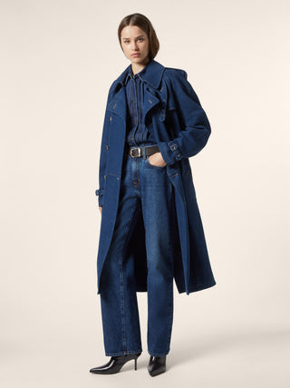 Denim Trench Coat