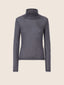 Pull à col roulé en mélange mohair et soie gris foncé | Jacob Cohën