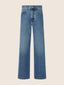Grace Wide 5 Pocket Jeans in Light Blue Cotton Denim | Jacob Cohën