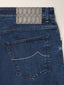 Bard Regular-Slim 5 Pocket Jeans in Dark Blue Comfort Denim with Rinse Wash | Jacob Cohën