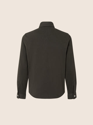 Charcoal cotton jersey shirt