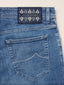Jeans 5 tasche Nick slim in denim comfort blu medio | Jacob Cohën
