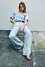 Shirt in Light Blue Organic Cotton Denim | Jacob Cohën