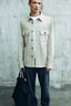 Sean Regular 5 Pocket Jeans in Dark Grey Cotton and Lyocell Denim | Jacob Cohën