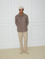 Dark Grey Melange Wool Double Cloth Jacket | Jacob Cohën