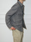 Dark Grey Melange Wool Cloth Overshirt | Jacob Cohën