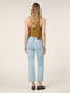 Jeans straight 5 tasche Kate Crop in denim comfort blu chiaro | Jacob Cohën | Details 4