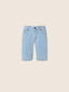 Nicolas Slim 5 Pocket Bermuda Shorts in Light Blue Power Stretch Denim | Jacob Cohën