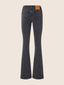 Vivian Bootcut 5 Pocket Jeans in Medium Black Power Stretch Denim | Jacob Cohën | Details 3
