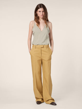 Top in Striped Poplin