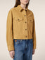 Boxy Trucker Jacket in Licorice Cotton Bull Denim | Jacob Cohën | Details 5