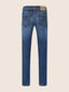 Bard Regular-Slim 5 Pocket Jeans in Dark Blue Super Stretch Denim | Jacob Cohën | Details 3