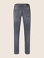 Bard Regular-Slim 5 Pocket Jeans in Light Grey Super Stretch Denim | Jacob Cohën | Details 3