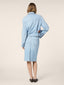 Gonna midi 5 tasche in denim di cotone e lyocell blu chiaro | Jacob Cohën | Details 3