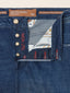 Jeans slim 5 tasche Nick LTD in denim cimosato stretch blu scuro | Jacob Cohën | Details 4