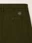 Pantalon chino Bobby en lyocell et coton extensible vert olive, coupe slim | Jacob Cohën | Details 4