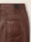 Fitted Skirt in Brown Nappa Leather | Jacob Cohën | Details 4