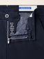 Bobby Slim Chino Pants in Navy blue Stretch Cotton and Lyocell | Jacob Cohën | Details 3