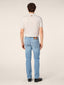 Nick Slim Super Slim 5 Pocket Jeans in Light Blue Super Stretch Denim | Jacob Cohën | Details 4