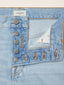 Britney Wide 5 Pocket Bermuda Shorts in Light Blue Cotton-Lyocell Denim | Jacob Cohën | Details 5