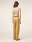 Isabel Straight Pants in Licorice Gabardine | Jacob Cohën | Details 3