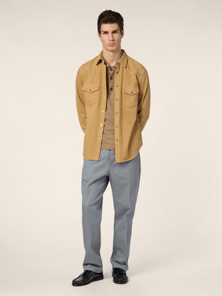 Western Shirt in Bull Cotton