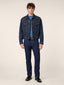 Jeans slim 5 tasche Bard in denim luxury super stretch blu scuro | Jacob Cohën | Details 3