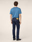 Jeans slim 5 tasche Bard in denim luxury super stretch blu scuro | Jacob Cohën | Details 4