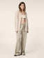 Julianne Wide Pants in Taupe Modal and Cupro Fluid Poplin | Jacob Cohën