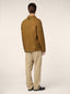 Overshirt in Khaki Green Stretch Cotton and Linen Herringbone | Jacob Cohën | Details 3