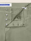 Bard Regular-Slim 5 Pocket Pants in Sage Green Stretch Gabardine | Jacob Cohën | Details 4