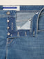Jeans slim 5 tasche Nick in denim power stretch blu medio | Jacob Cohën | Details 4