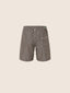 Swim Boxer Shorts in Algae Green and Beige Technical Fabric with Rope Print | Jacob Cohën | Details 3
