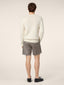 Crewneck Sweater in Cream Cotton | Jacob Cohën | Details 3