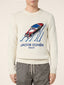 Crewneck Sweater in Cream Cotton | Jacob Cohën | Details 4