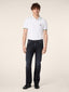 Jean Eduard en denim super stretch noir, coupe droite, 5 poches, denim brut (lavage par rinçage) | Jacob Cohën | Details 3