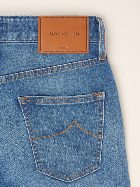 Jeans Femme Jacob Cohën Luxury Denim - Bleu Foncé, Coupe Slim Stretch, Taille 2XS, Occasion En Très Bon état
