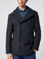 Blue Wool Peacoat | Jacob Cohën | Detail 4