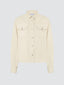 White Velvet Overshirt | Jacob Cohën