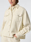 Overshirt bianca in velluto | Jacob Cohën | Details 4