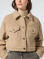 Beige Wool-Blend Trucker Jacket | Jacob Cohën | Details 4
