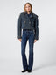 Dark Blue Denim Biker Jacket | Jacob Cohën | Details 2