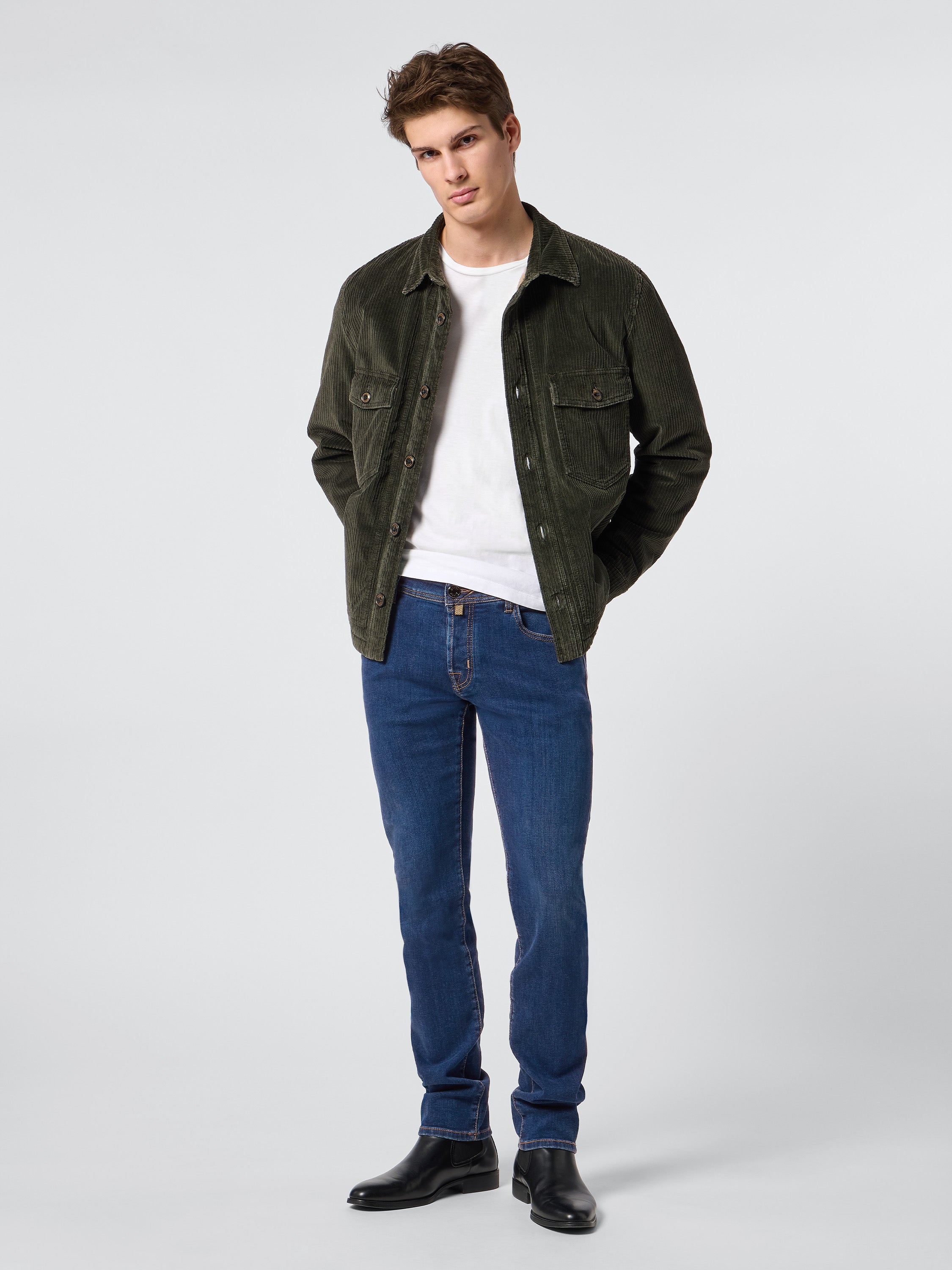 Nick Slim Stretch Medium Blue Jeans | Jacob Cohën Nick Slim Stretch Medium Blue Jeans | Jacob Cohën